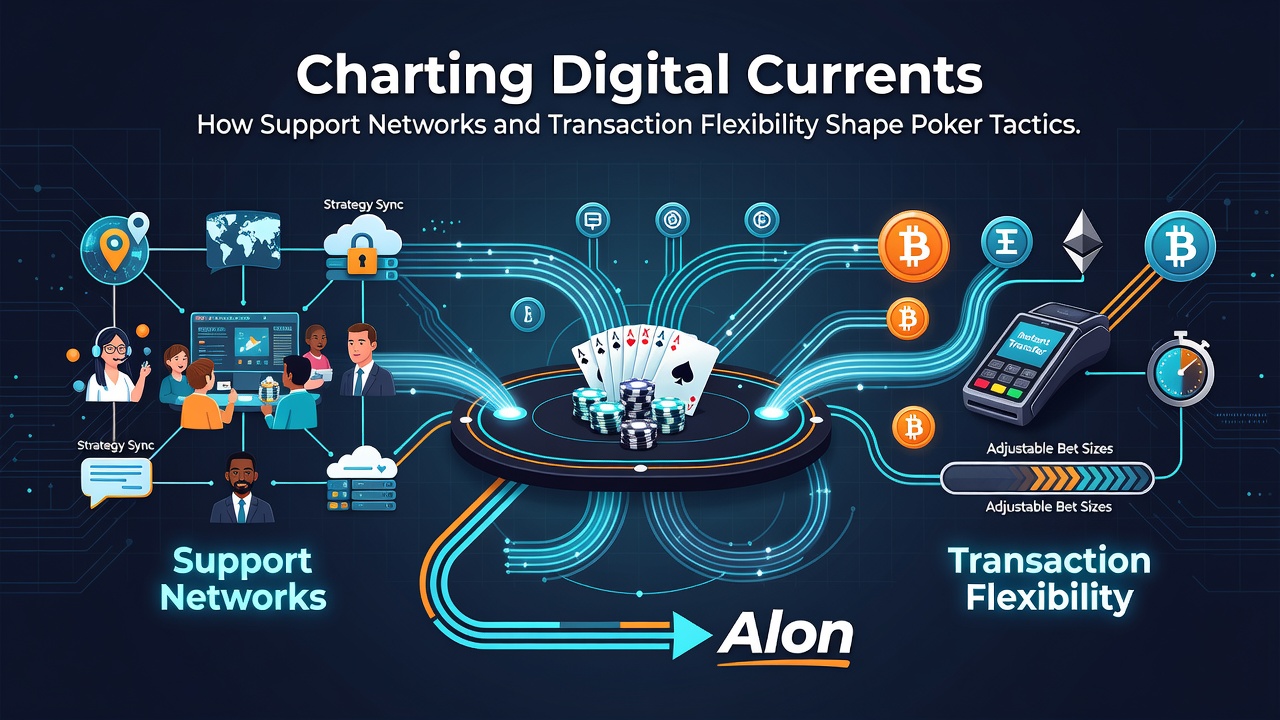 Darstellung von Transaktionsflüssen und Support in mobilen Poker- und Roulette-Sessions