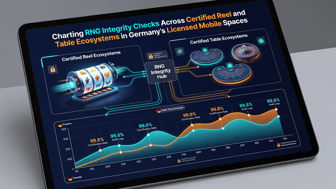Darstellung von RNG-Integritätsprüfungen in zertifizierten mobilen Casino-Ökosystemen mit Fokus auf Reel- und Tischspiele