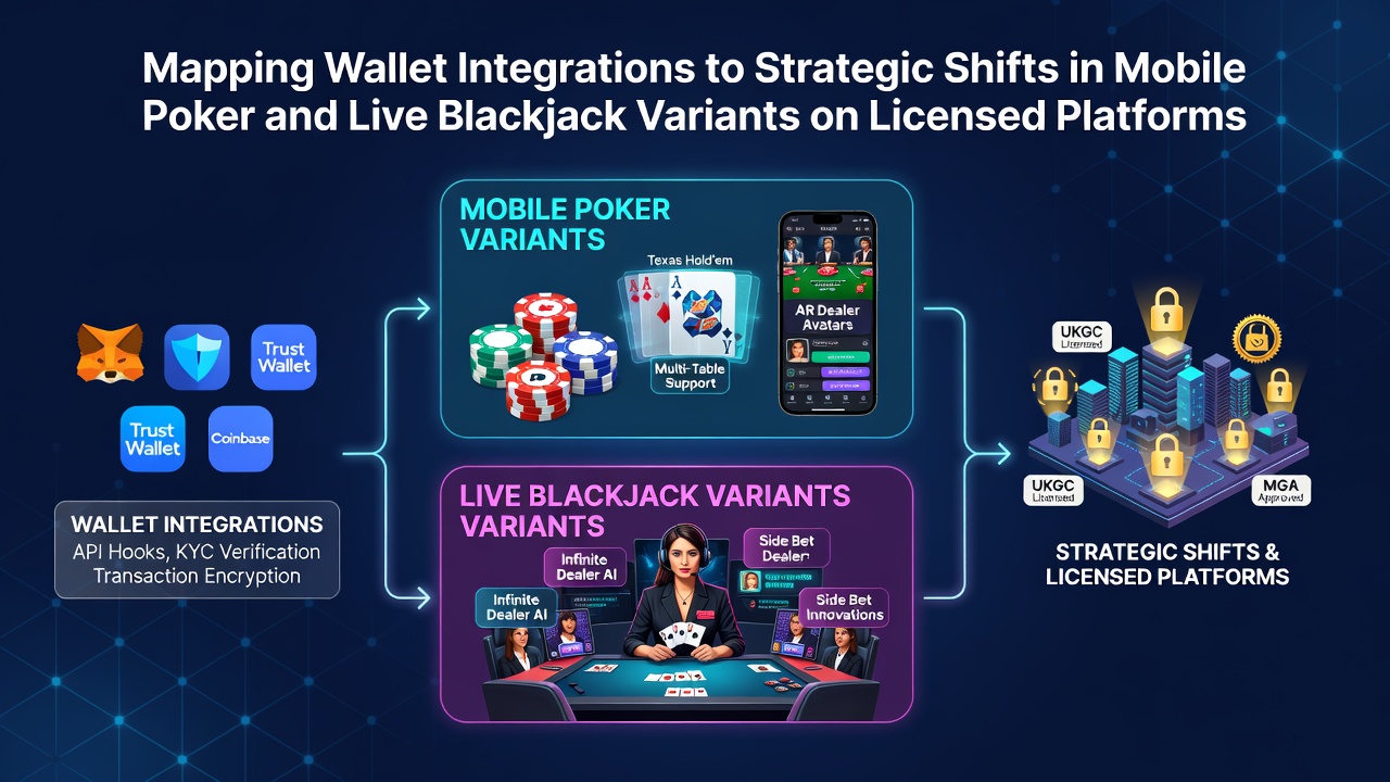 Digitale Wallet-Integrationen in mobilen Poker- und Blackjack-Apps auf lizenzierten Plattformen