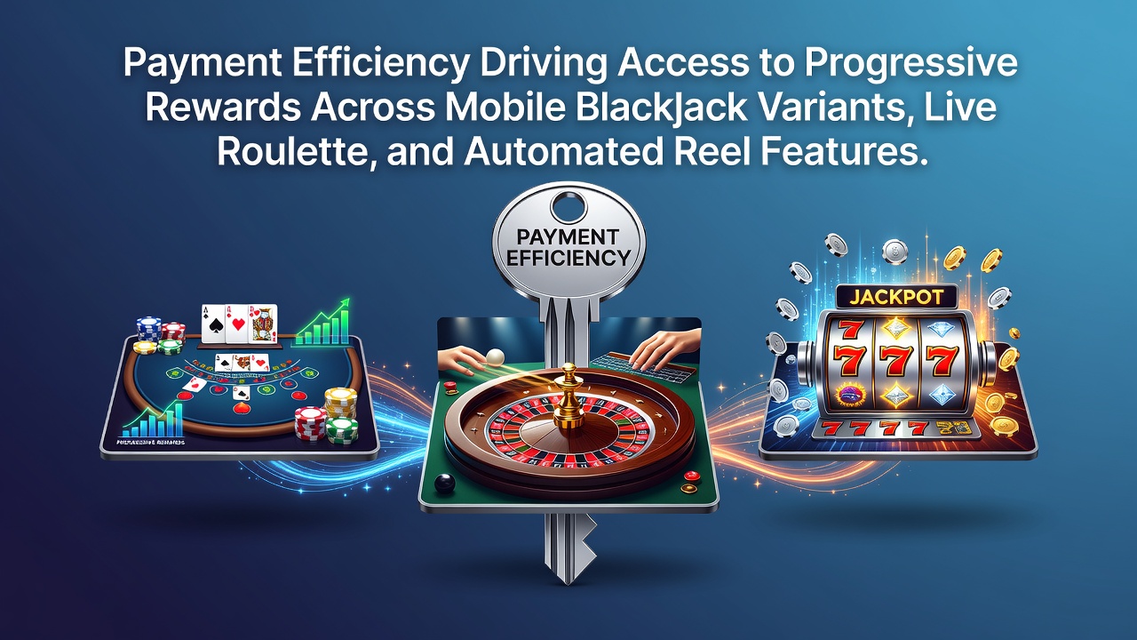Zahlungseffizienz in mobilen Casino-Spielen mit Blackjack, Roulette und Slots