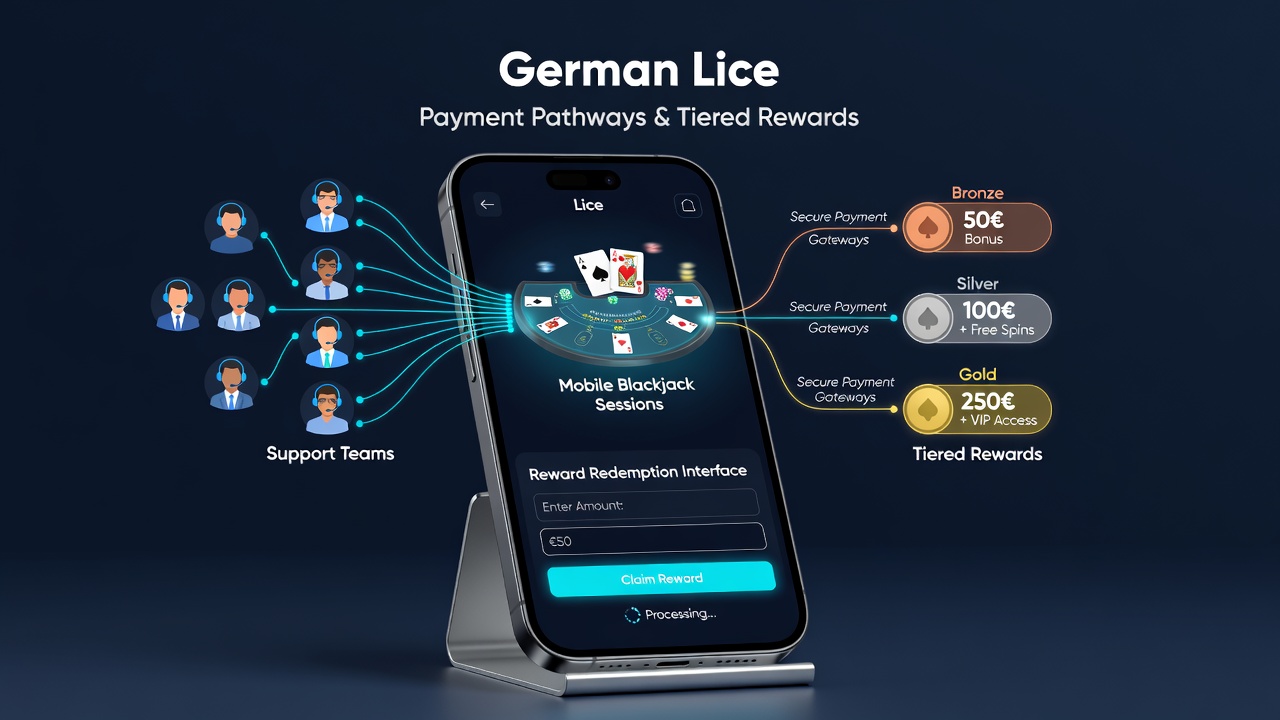 Gestaffelte Belohnungen und Support-Interaktionen während mobiler Blackjack-Sessions