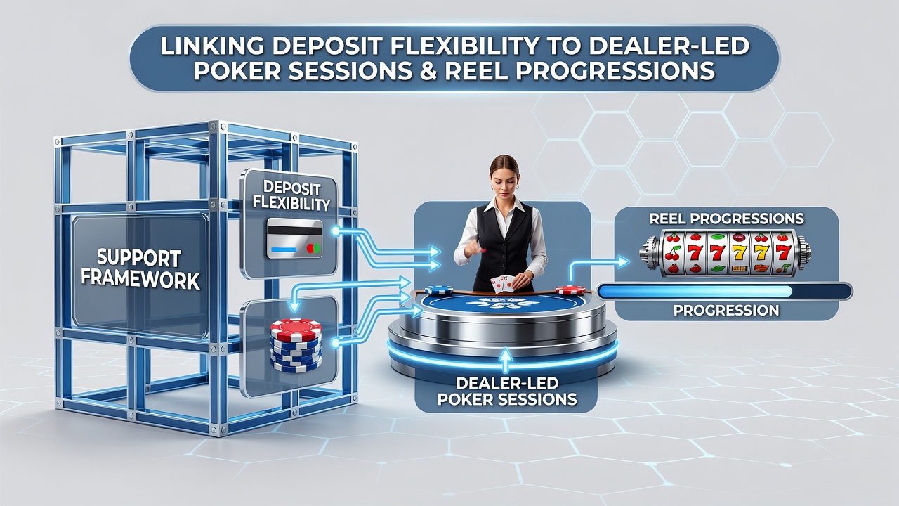 Dealer-geführte Poker-Sessions und Reel-Progressionen auf Mobilplattformen