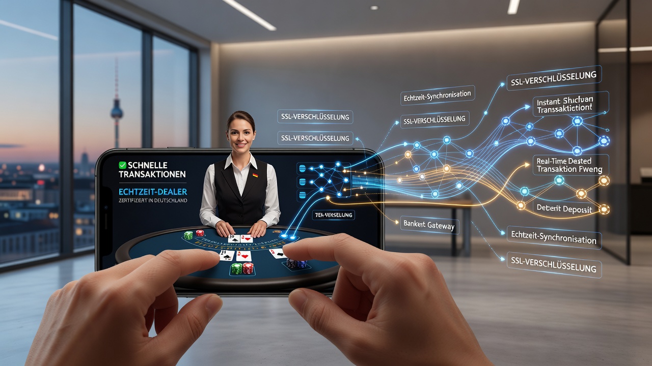 Mobile Blackjack-Tische mit integrierten Transaktionswegen auf deutschen Lizenzplattformen