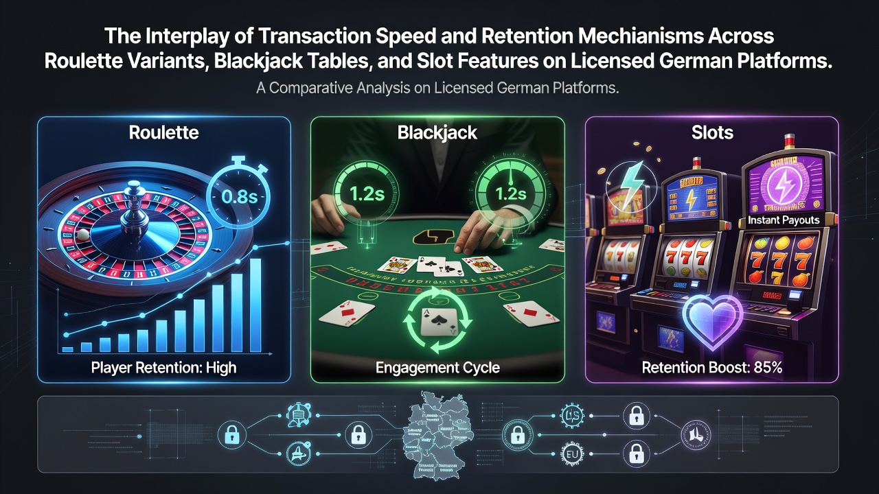 Transaktionsgeschwindigkeit und Spielerbindung in deutschen Online-Casinos mit Fokus auf Roulette, Blackjack und Slots